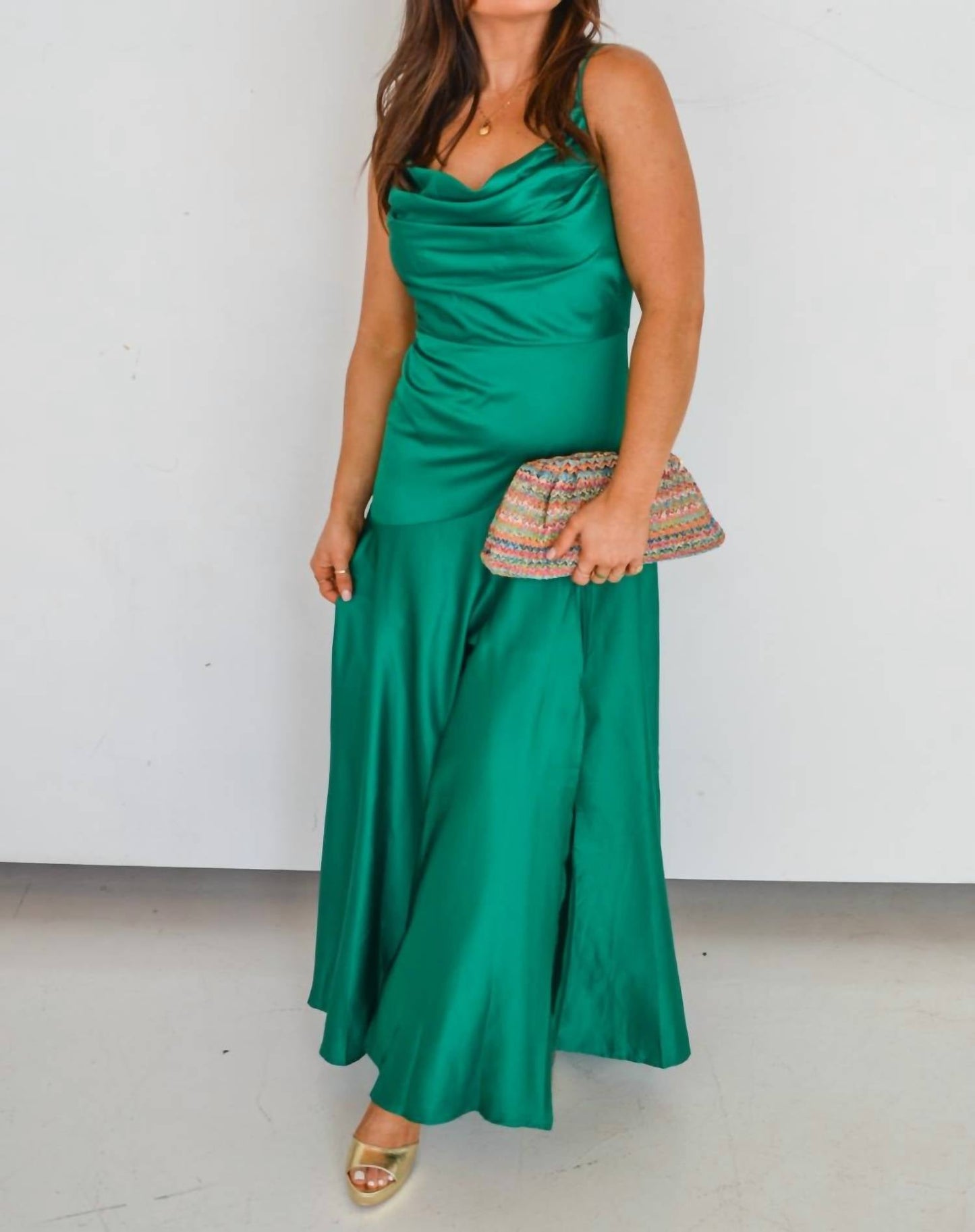 Bronx And Banco - Bailey Satin Maxi Dress