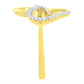 14KT Yellow Gold 1/10 ctw. Diamond Heart Shape Ring (K-L, I1-I2) - Size 7