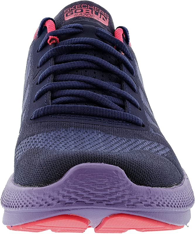 Skechers Women's Go Run Razor 3+ Running Shoes Navy/Purple