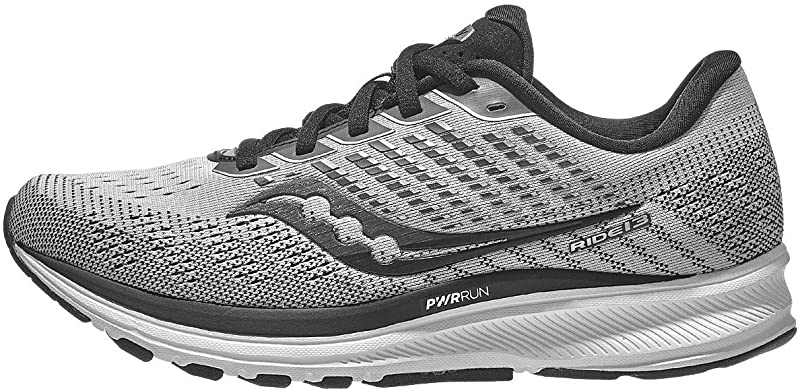 Saucony महिलाओं के राइड 13 रनिंग शूज़ ग्रे आकार 12 D(W) यूएस
