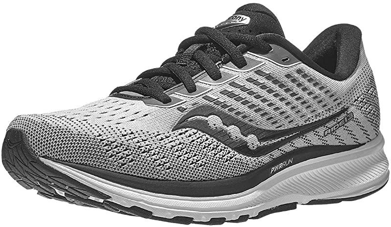 Saucony महिलाओं के राइड 13 रनिंग शूज़ ग्रे आकार 12 D(W) यूएस