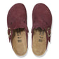 Birkenstock - Women's Fanny Ring Buckle Suede Leather Clog - Medium/Narrow