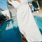 Chaser - Palmer White Midi Dress