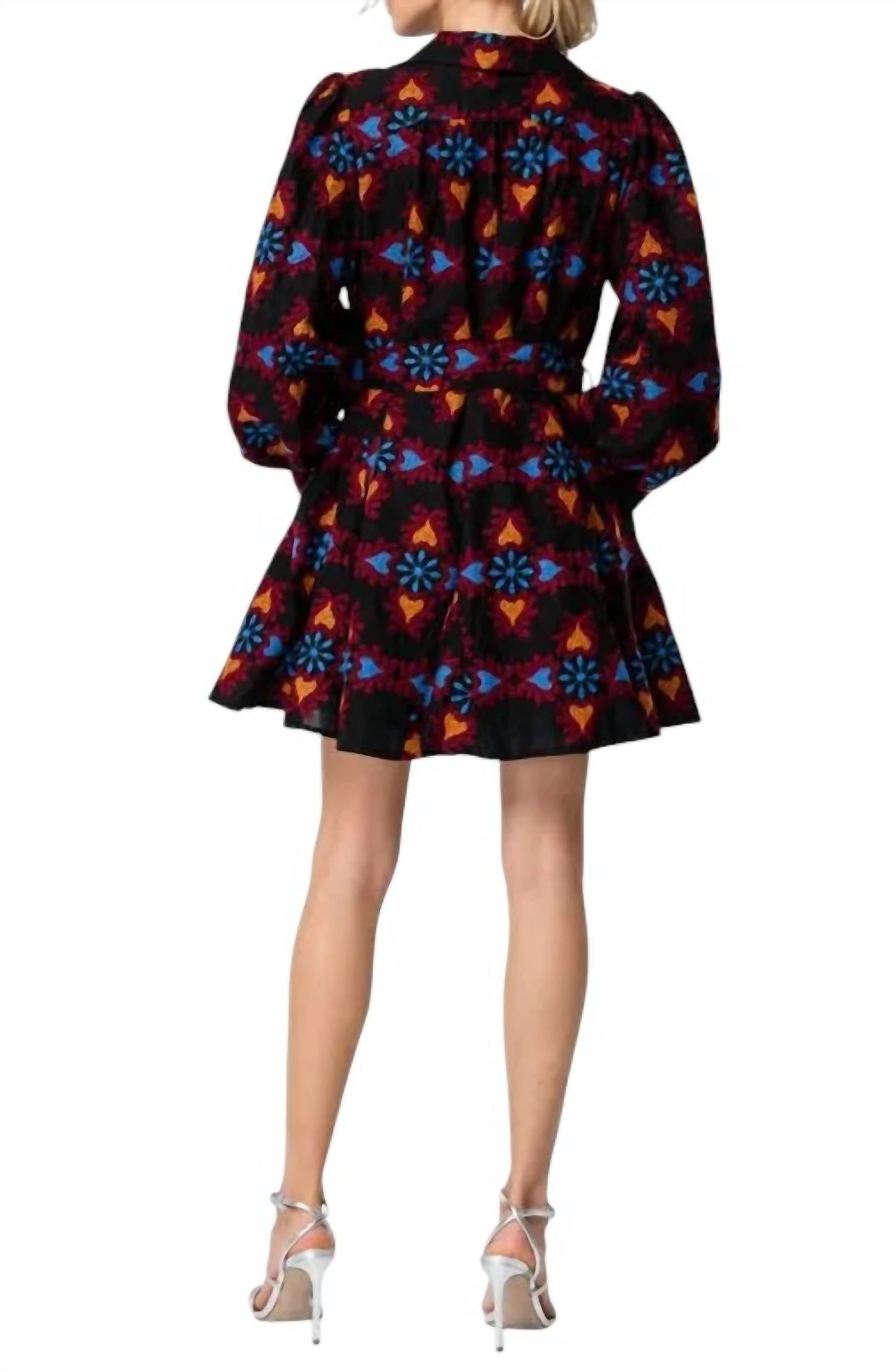 Ciebon - Embroidered Mini Dress