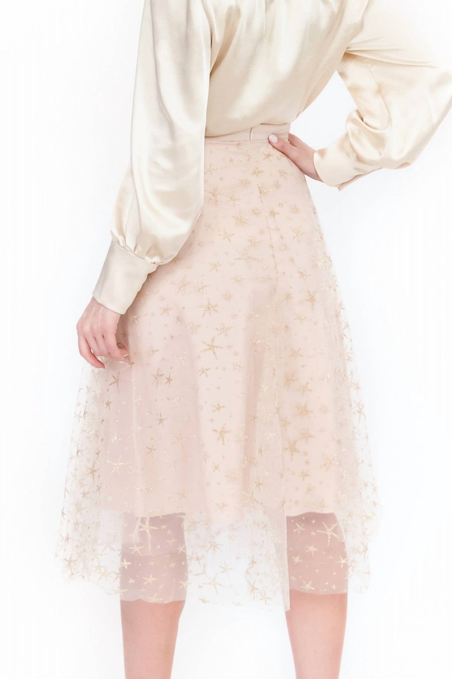 Eva Franco - Metallic Tulle Skirt