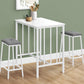 3 Piece Dining Set, Counter Height, Rectangular, Small, Contemporary & Modern