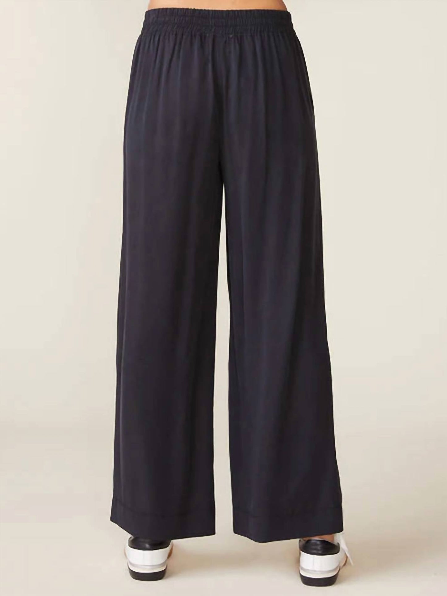 Anthem The Label - Seamed Front Straight Leg Tencel Pants