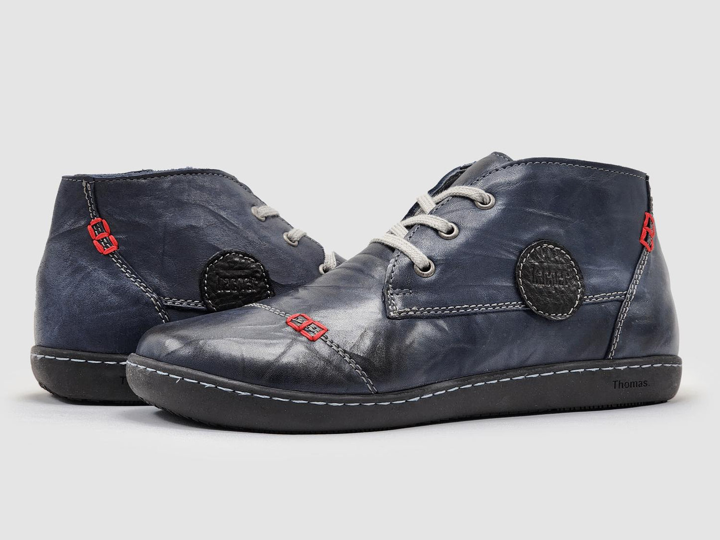 Kcr Group - Women's Medical-Sole Wool-Lined Zip-Up Leather Boots