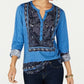 style-co-printed-split-neck-roll-tab-top