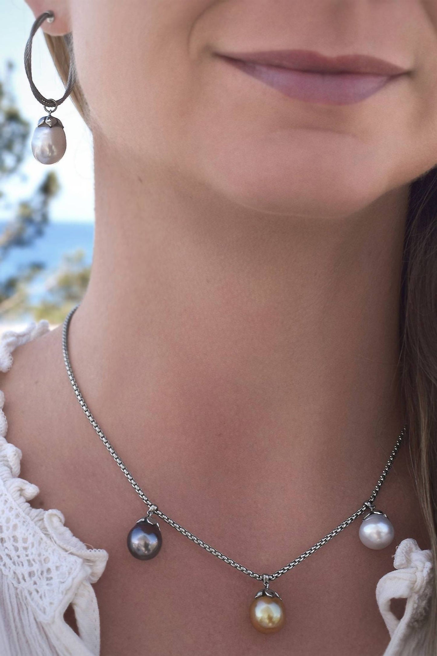 Alor - Triple Drop Necklace