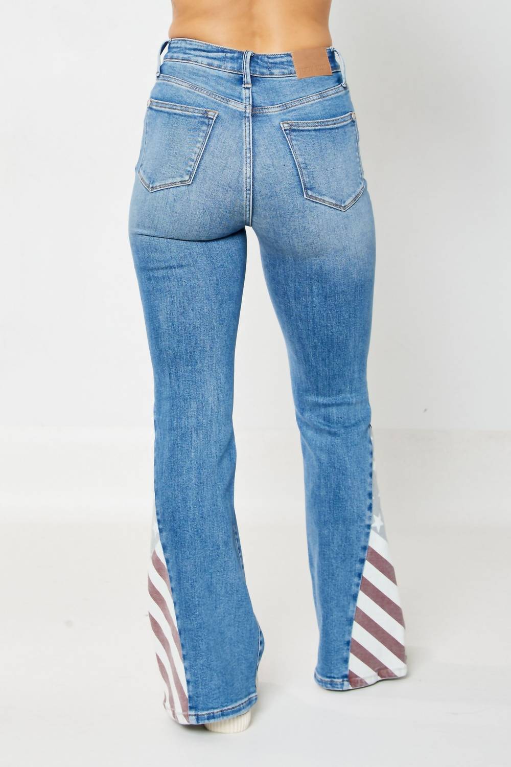 Judy Blue - AMERICANA FLAG FLARE JEANS
