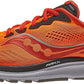 Saucony पुरुषों का राइड 14 रनिंग विज़ी/स्कारलेट