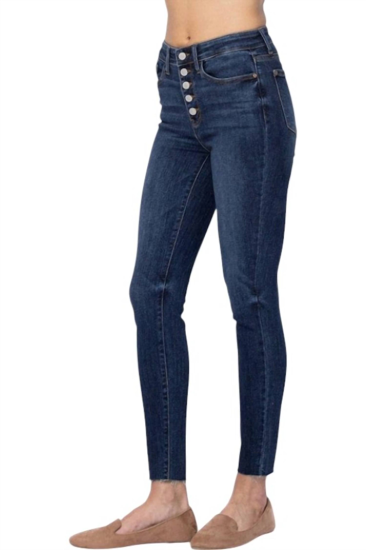 judy-blue-classic-buttonfly-cutoff-skinny-jeans