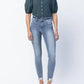 Judy Blue - Mid Rise Release Waistband Detail Skinny Jeans