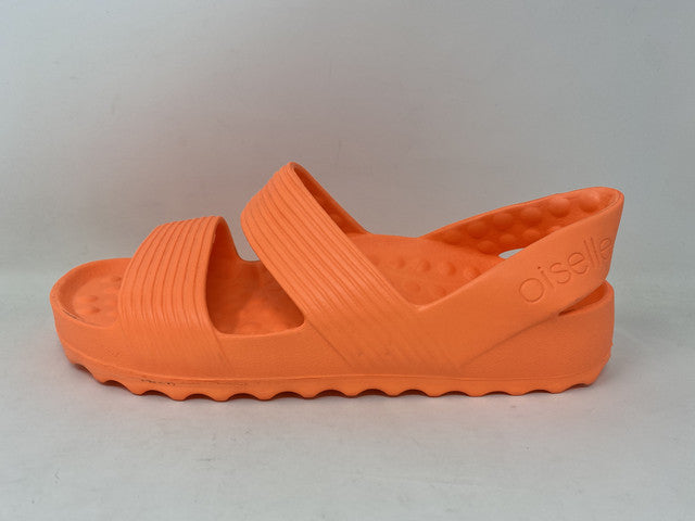 Oiselle Women's Sport Sandals Snap Orange Size 11-11.5 B(M) US