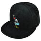 Disney Retro Minnie Mouse Character TV Cartoon Ladies Corduroy Snapback Hat Cap