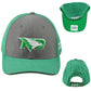 NCAA Captivating North Dakota Fighting Hawks UND Two Tone Adults Sports Hat Cap