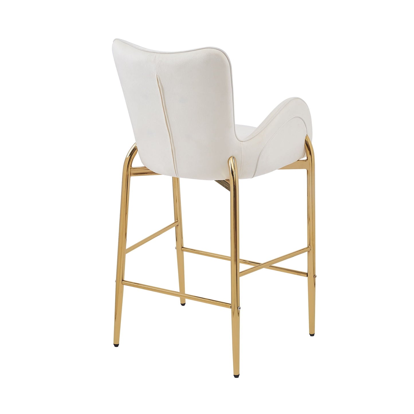 Fabric Counter Height Bar Stools (Set of 2)