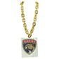 NHL Florida Panthers FanChain 3D Sign Gold Chain Accesories Sports Foam Gift