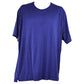 Purple Stone Dry Fit Vent Plain Solid Blank Adult Men Crew Neck Tshirt Tee XLarg