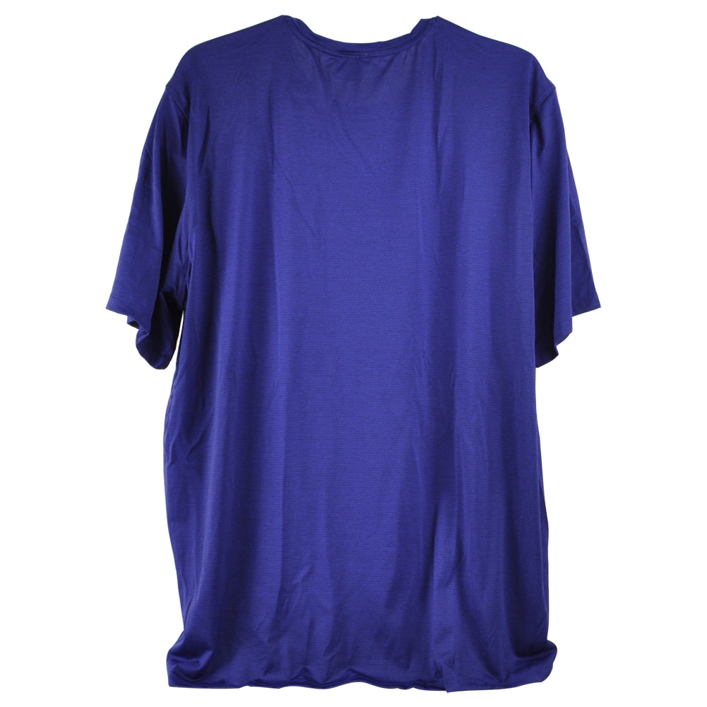 Purple Stone Dry Fit Vent Plain Solid Blank Adult Men Crew Neck Tshirt Tee XLarg