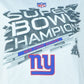 NFL Women's New York Giants Super Bowl XLVI Champions Locker Room Tee Tshirt LRG