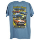 Chevrolet American Muscle Car Truck Automobile Blue Adults Men Tshirt Tee