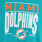 NFL Starter Miami Dolphins Teal Football Crew Neck Adults Man Tshirt Tee