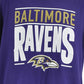 NFL Starter Baltimore Ravens Purple Football Crew Neck Adults Tshirt Tee