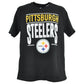 NFL Starter Pittsburgh Steelers Black Football Crew Neck Adults Tshirt Tee