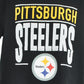 NFL Starter Pittsburgh Steelers Black Football Crew Neck Adults Tshirt Tee