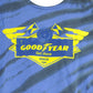 Good Year Get there 1898 Tires Automobile Blue Crew Neck Adults Tshirt Tee
