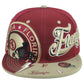 Florida Seminoles Theme Football State Flat Bill Adjustable Helmet Adult Hat Cap