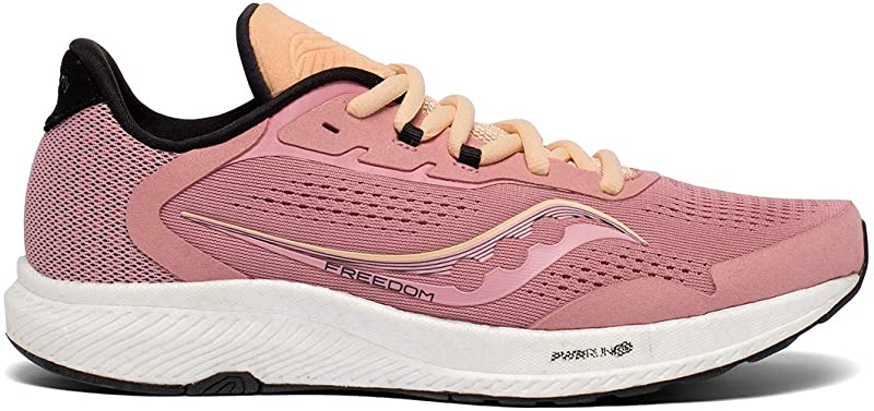 Saucony महिलाओं के फ्रीडम 4 रनिंग शूज़ पिंक साइज़ 8 B(M) US