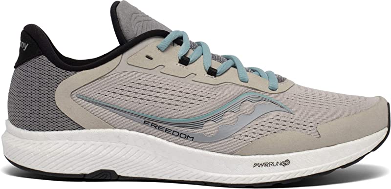 Saucony Men's Freedom 4 Running Shoes Stone/Alloy Size 9 D(M) US