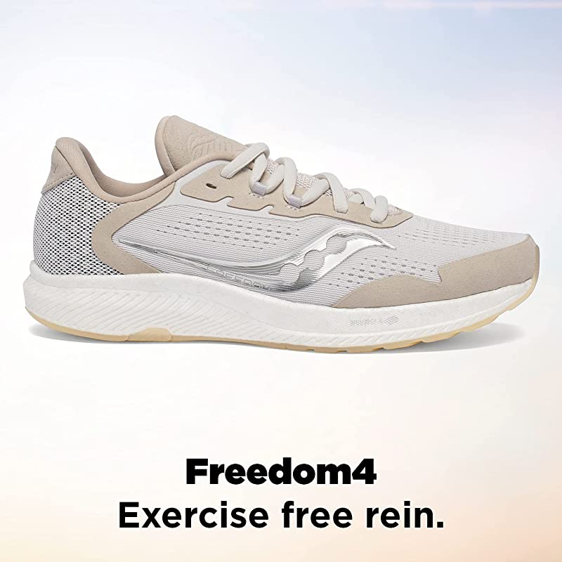 Saucony महिला फ्रीडम 4 रनिंग शूज़ ब्राउन साइज़ 11 B(M) US