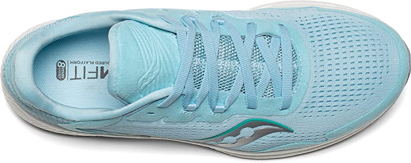 Saucony महिलाओं के फ्रीडम 4 रनिंग शूज़ पाउडर/जेड साइज़ 9 B(M) US