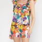 Entro - Floral Square Neck Top