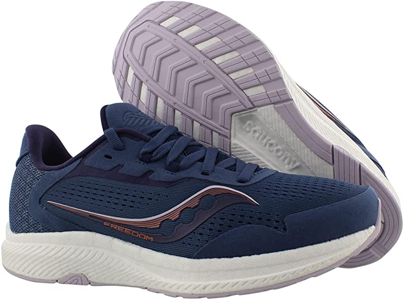 Saucony Women's Freedom 4 Running Shoes Storm/Lilac Size 7 B(M) US