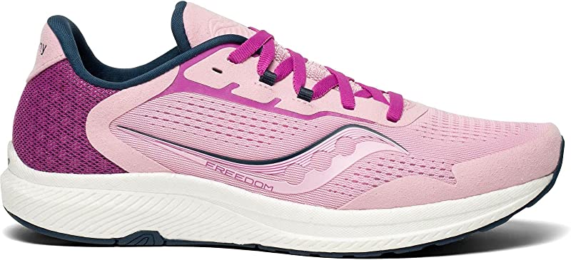 Saucony महिला फ्रीडम 4 रनिंग शूज फेयरीटेल/स्पेस साइज़ 7 B(M) US