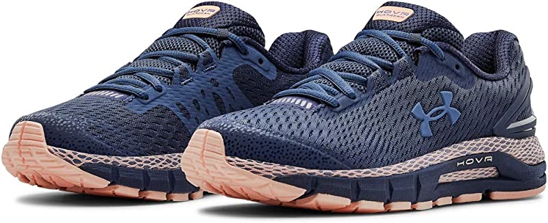 Under Armour Women's HOVR Guardian 2 Running Shoes Blue Ink/Peach Size 8 B(M) US