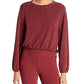 Sundry Women s Side Tie Sweatshirt Purple Size 2