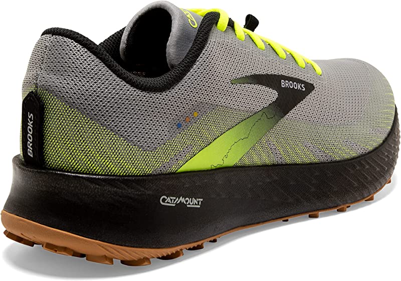 Brooks Men's Catamount Trail-Running Shoes Gray Size 12.5 D(M) US