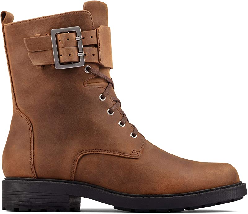 Clarks Women's Orinoco 2 Lace Leather Boots Brown Size 9.5 B(M) US
