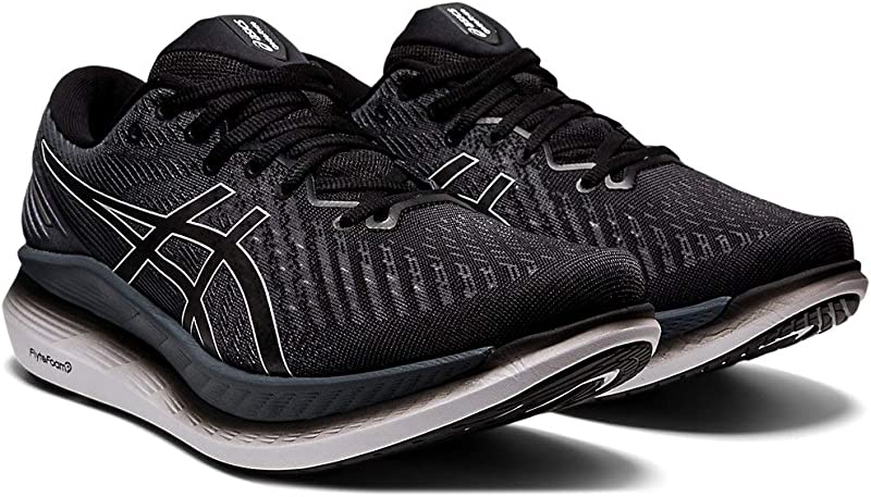 ASICS पुरुषों के ग्लाइडराइड 2 रनिंग शूज़ ब्लैक/कैरियर ग्रे