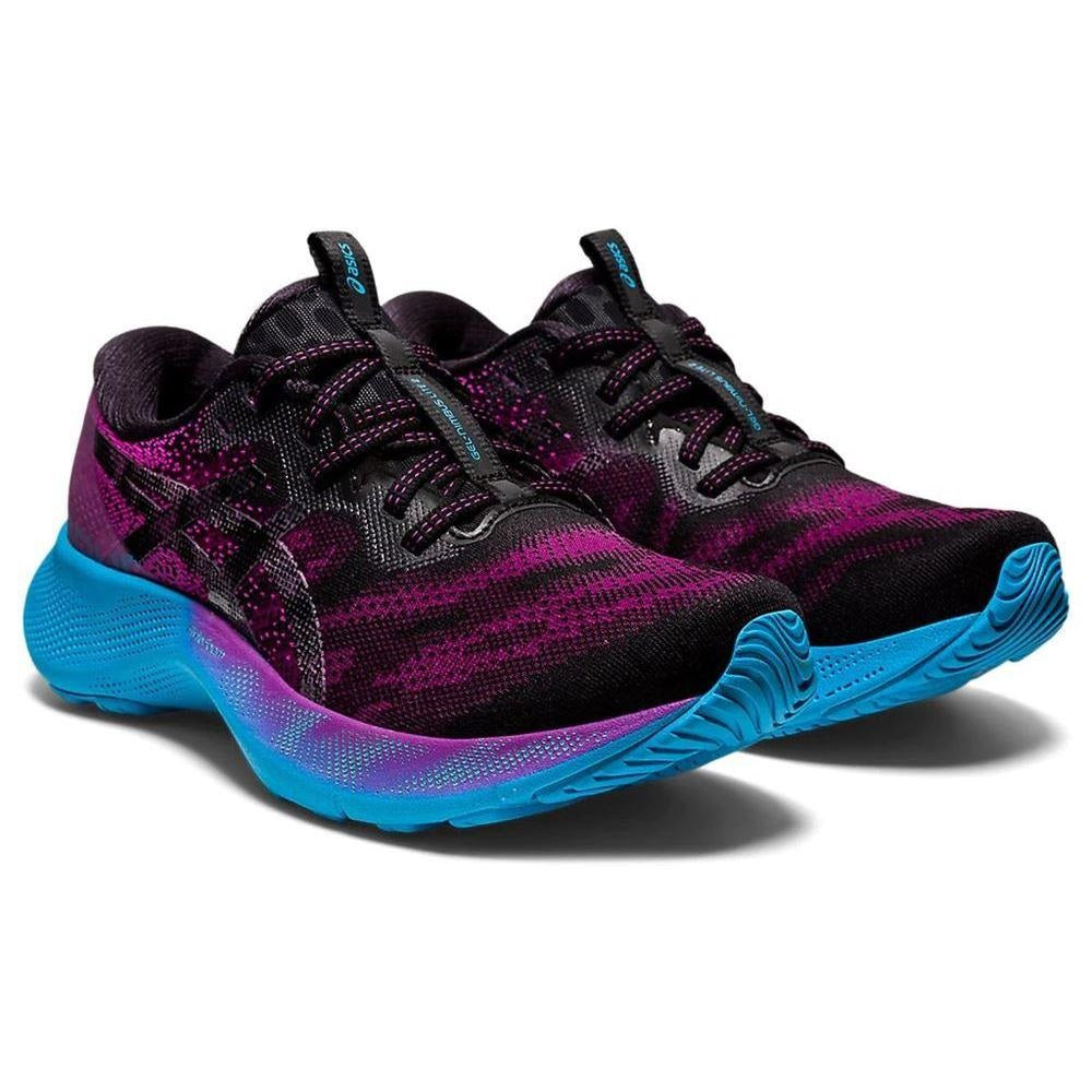 ASICS महिलाओं के लिए जेल-निंबस लाइट 2 रनिंग शूज़ डिजिटल ग्रेप/ब्लैक साइज़ 6.5 B(M) US