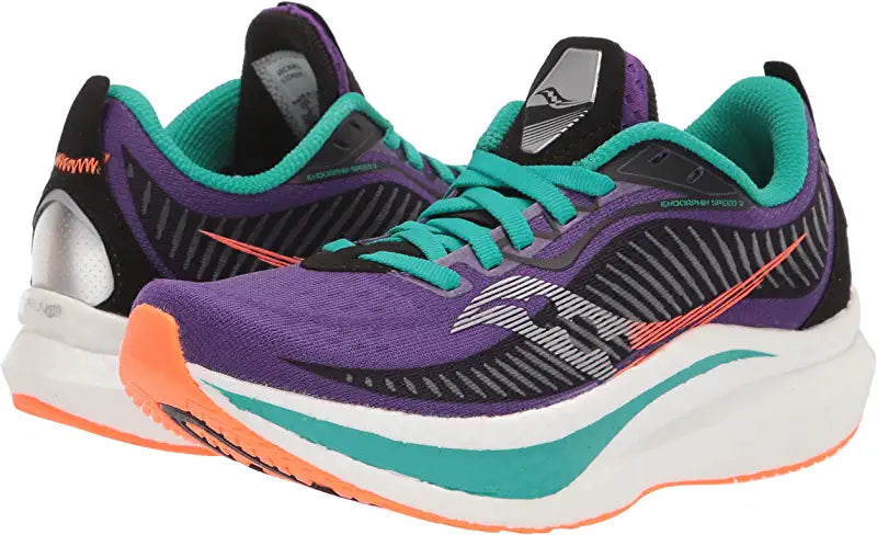 Saucony Women's Endorphin Speed 2 Running Shoes Concord/Jade Size 9 B(M) US