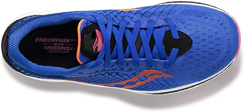 Saucony महिलाओं के एंडोर्फिन स्पीड 2 रनिंग शूज़ नीला साइज़ 6 B(M) US