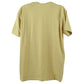 Wright Ditson Plain Blank Light Mustard Short Seeve Crew Neck Tshirt Tee