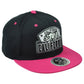 Top Level California Cali Bear Logo State Black Pink Adults Snapback Hat Cap